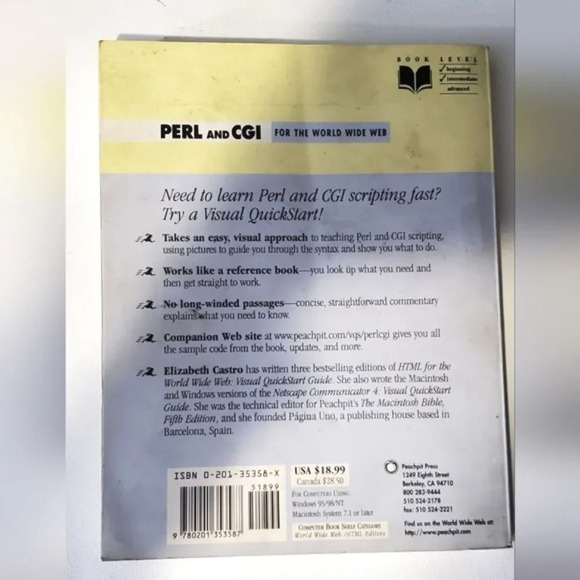 🆓️FREE ADD ON TO BUNDLE Perl and CGI Programming Book Old School! - Picture 2 of 3